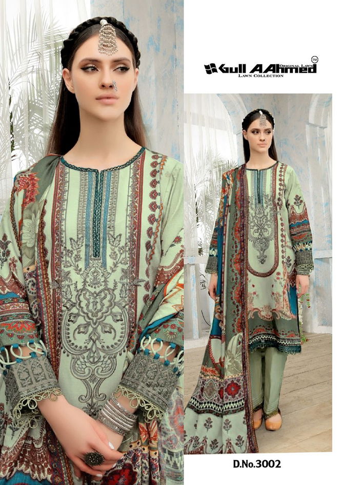 Gull A Ahmed Minhal Vol 3 Karachi Cotton Dress Material Catalog
